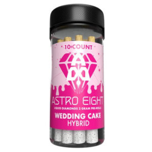 Wedding Cake - Astro Eight THCA Liquid Diamonds Pre-Rolls 10CT