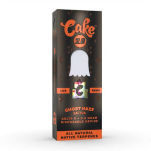 Ghost Haze - CAKE Delta 8 Live Resin Disposable Vape 2G