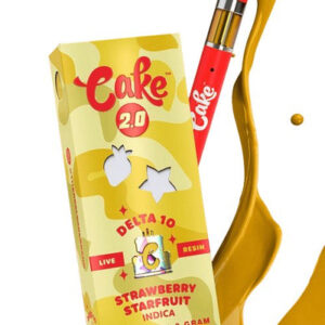 Strawberry Starfruit - Cake Delta 10 Live Resin Disposable Vape 2G