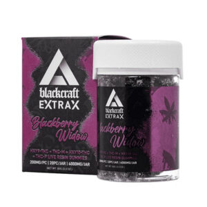 Blackberry Widow - Delta Extrax Blackcraft Gummies 4000MG