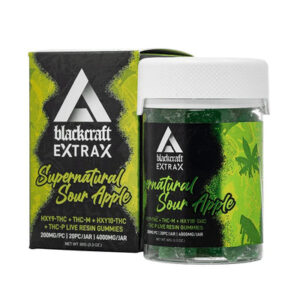Sour Apple - Delta Extrax Blackcraft Gummies 4000MG