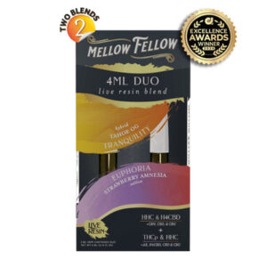 Tahoe OG & Strawberry Amnesia - Mellow Fellow Duo Live Resin Cart 4mL