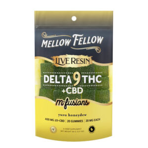 Yazu Honeydew - Mellow Fellow Delta-9 Live Resin Gummy 400MG