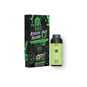 Sour Diesel- Modus Knockout Blend Disposable Vape 3G