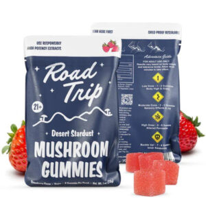 Strawberry - Road Trip Desert Stardust Mushroom Gummies