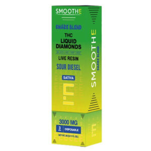 Sour Apple - Smoothe Smaze THC Diamonds Disposable 3G