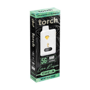 Grapefruit Durban - Torch THC-A Live Rosin Disposable Vape 5G