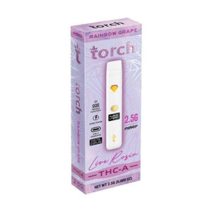 Rainbow Grape - Torch THC-A Live Rosin Disposable Vape 2.5G