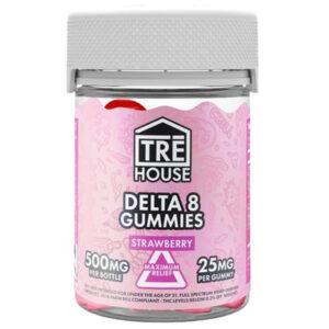 Strawberry - Tre House Delta-8 Gummies 500MG