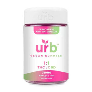 Dragonfruit Kiwi Watermelon - Urb 1:1 THC CBD Gummies 750MG