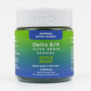 Apple Berri - Urb D8/D9 THC Gummies 3500MG