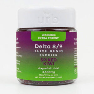 Spiked Kiwi - Urb D8/D9 THC Gummies 3500MG