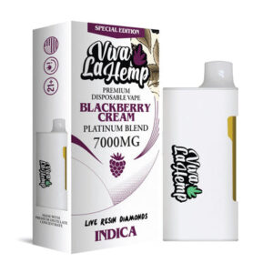 Blackberry Cream - Viva La Hemp Platinum Blend Disposable 7G