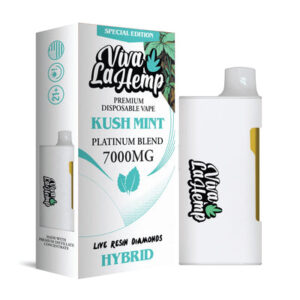Kush Mint - Viva La Hemp Platinum Blend Disposable 7G