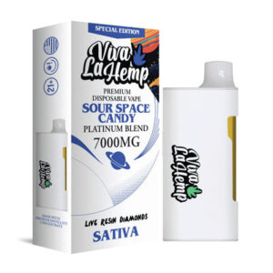 Sour Space Candy - Viva La Hemp Platinum Blend Disposable 7G