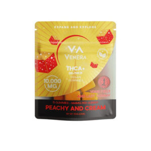 Peachy and Cream - Venera THCA Gummies 10000MG