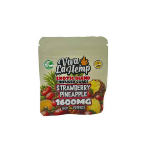 Strawberry Pineapple - Viva La Hemp Exotic Infused Cubes Gummy 1600MG