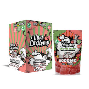 Guava Melon - Viva La Hemp Infused Cube Gummies 6000MG