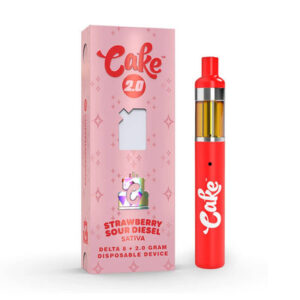 Strawberry Sour Diesel - Cake Delta 8 Disposable Vape | 2g